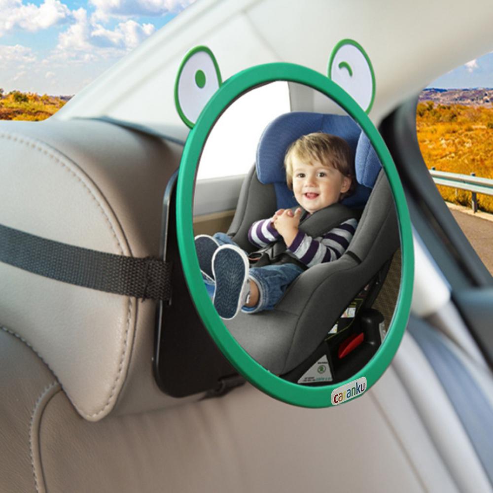 Safety Kids Monitor Universal Car Rear View Mirror Backseat Rear View Baby Chair Convex Mirrors Cartoon Adjustable