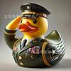 Veteran Tribute Duck Creative Home Resin Statue Ornament