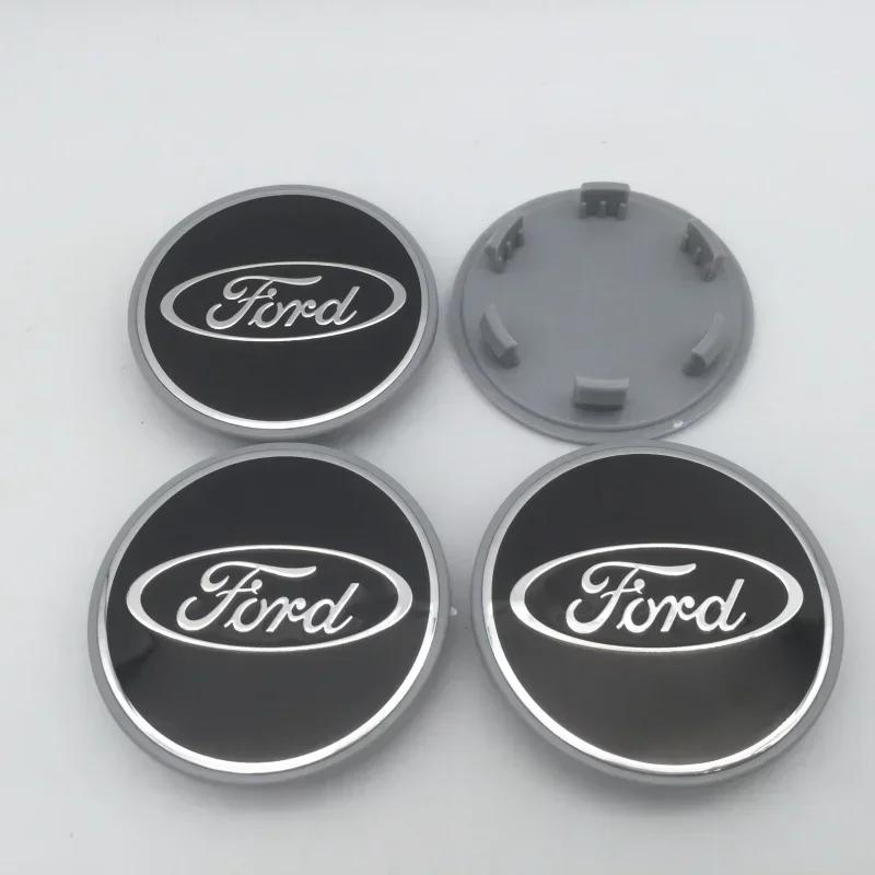 New 2026 Car Sticker Hot For Ford New 4pcs 3D for ford 63mm 62mm Car emblem Wheel hub Center Cap Badge covers sticker Decal styl