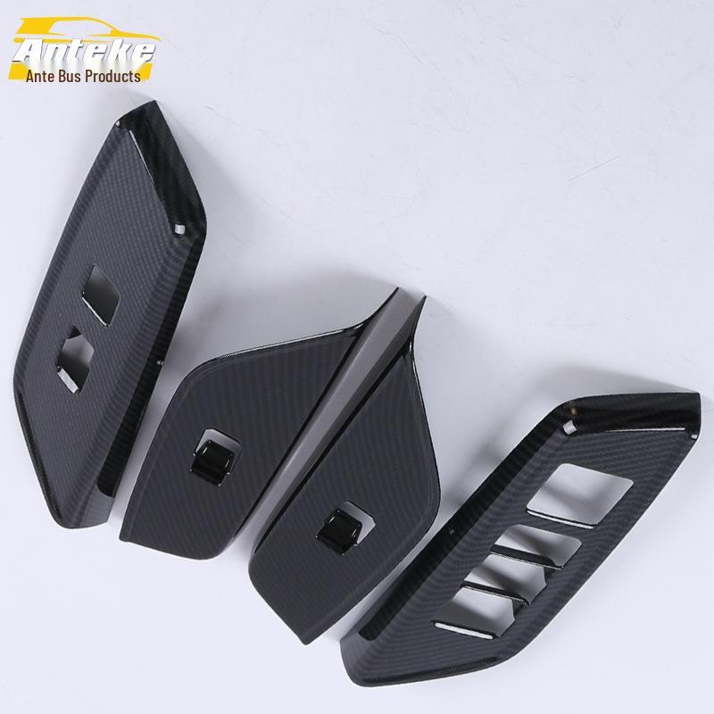 ES200 Door Window Armrest Decorative Frame for Car - Glass Switch Button Bright Patch