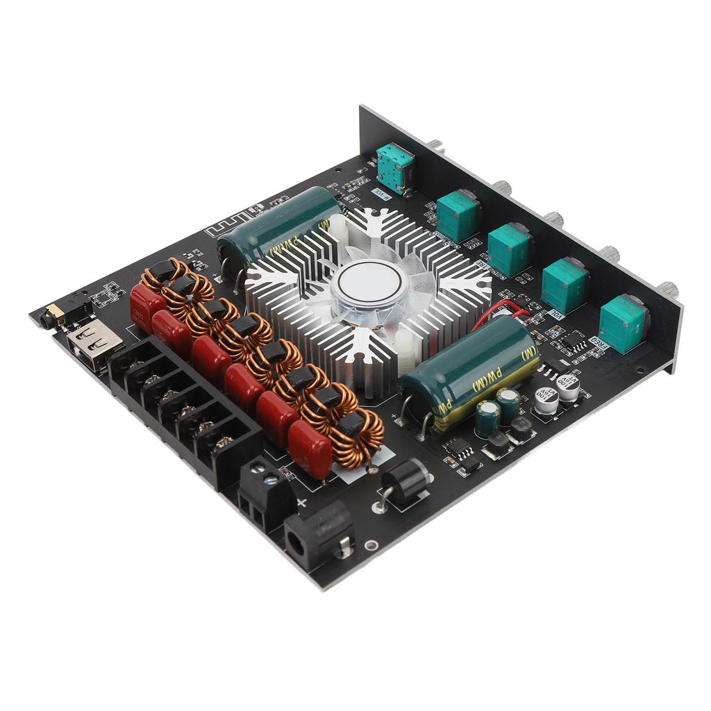 2.1-канальная плата усилителя мощности Bluetooth 220 Втx2 350 Вт ВЧ и НЧ TPA3255 Чип Цифровой