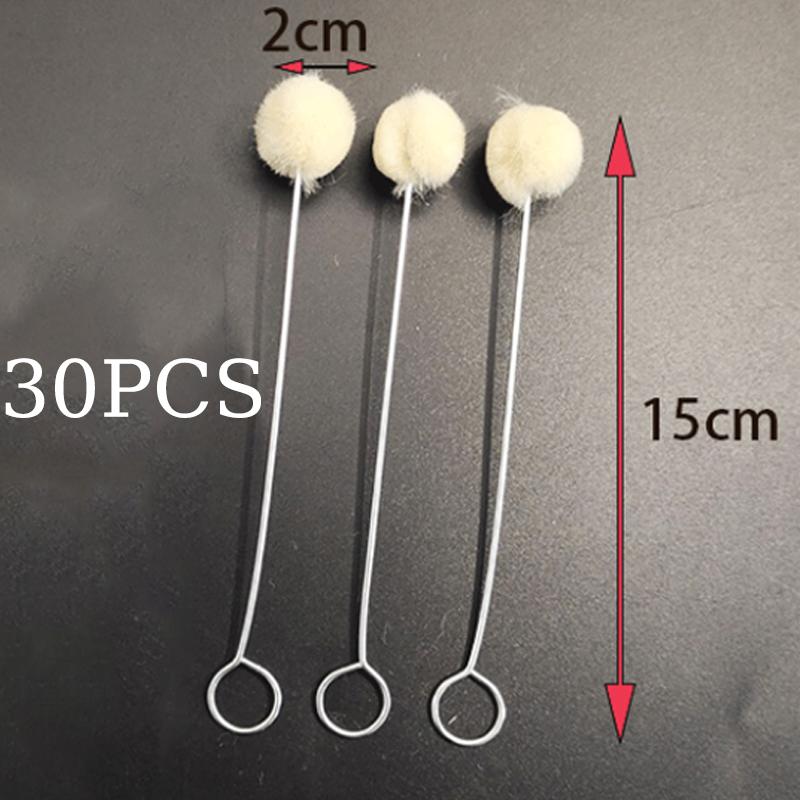10/30 шт. Шарики из кожи и шерсти Кисть для покраски Инструмент для окрашивания кожи Кисть для покраски кожи Губка Кисть для покраски