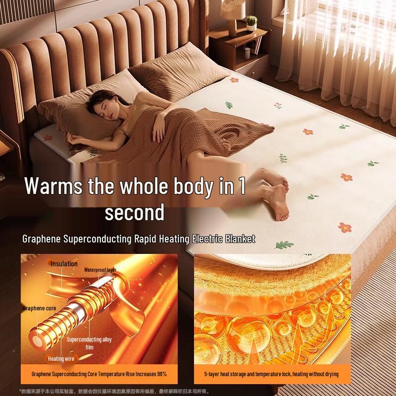Graphene Washable Electric Blanket
