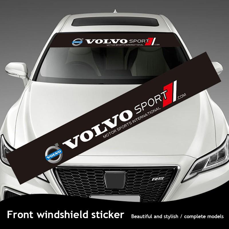 Car Front Rear Windshield Decal Sticker Decoration For Volvo XC90 V90 V60 XC60 V40 S80 S60 S90 C40 XC40 V70 XC70 C30 C70 EX90 Rd JT2