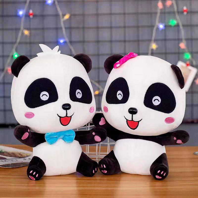 Мягкая плюшевая игрушка Baby Bus Panda Kiki Miu Miu, 22/30/50 см, мягкий и удобный плюшевый автобус, милый подарок на день рождения для детей.