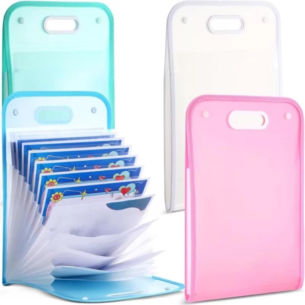 Accordion A4 File Folder Partitioned Structure Document Folder New File Folder School Supplies