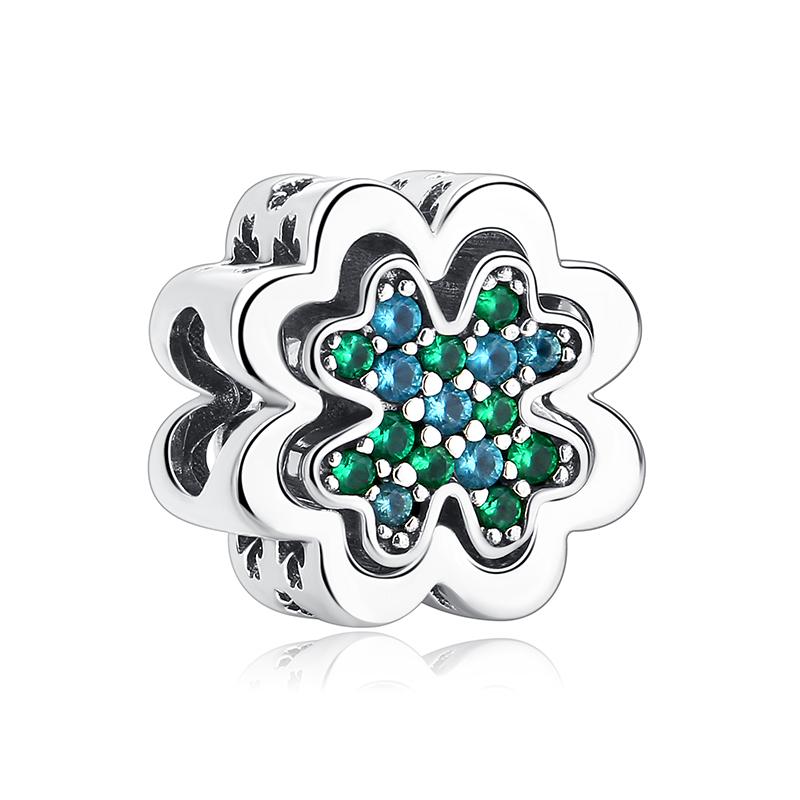 Original 925 Sterling Copper Charms Family Tree Love Heart Mom Pendant Beads Fit Brand Bracelets Necklaces Women DIY Zircon