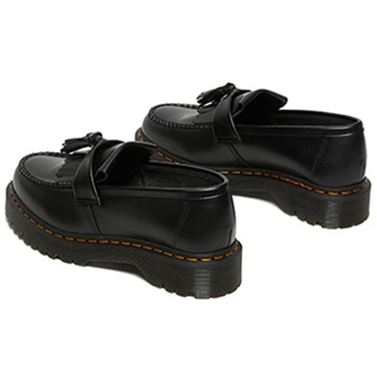 Dr. Martens Adrian Bex Smooth Leather Tassel Loafers 'Carbon Black' Men's 26957001