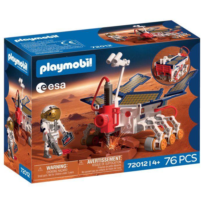 Playmobil 72012 Rover d'exploration sur Mars de l'ESA, L'espace, 76 pièces, dès 4 ans
