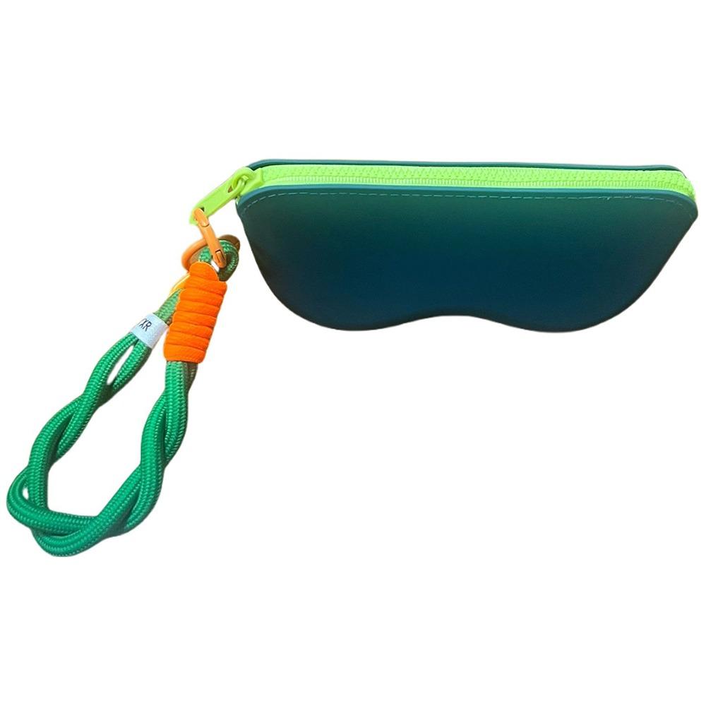 Candy Color Glasses Storage Bag Dustproof Portable Eyeglass Bag Silicone Glasses Bag Travel