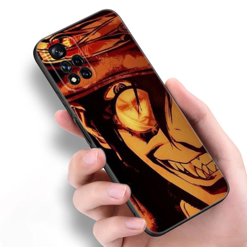 Аниме Hellsing черный силиконовый чехол для телефона Xiaomi POCO X3 X4 NFC F5 M3 M4 M6 X5 X6 Pro F3 F4 GT 5G C55 C65 M5