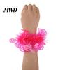 Lightweight PET Wristband for Dancing Halloween Wrist Cuff, Soft Fluffy Bracelet with Fluorescent Ghost Pumpkin Skull Creative Gift Children