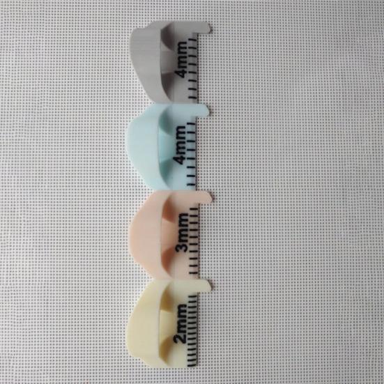 2/3/4MM Sewing Template Finger Ruler DIY Sewing Craft Projects Patchwork 3D Printed Sewing Stencil Tools with Precise Scale Sewing Enthusiasts Gift
