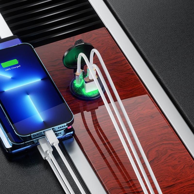 Водонепроницаемая розетка 3 USB и Type C 45 Вт, socket быстрой зарядки Type C для автомобилей 12 В/24 В, лодок, мотоциклов