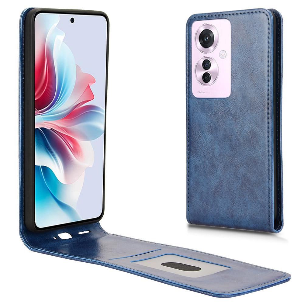 For Oppo Reno11 F 5G/F25 Pro 5G Case with Card Slot Magnetic Vertical Flip Leather Phone Cover