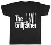 Grillfather BBQ Летний Барбекю Мужской Подарок на День Рождения Футболка
