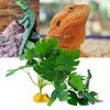 Reptiles Plant Hide Grass Flexible Leaves Terrarium Jungle Habita for Lizards Geckos Snake Decorative False Plant