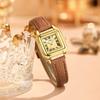 Small And Exquisite Small Square Plate Women'S Watch Light Luxury Retro Belt Watch Women'S Quartz Watch