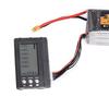 3 In 1 2-6S LiPo / LiFe Battery Balancer Voltage Meter Tester LCD Display Register Record JST Connector For RC FPV Drones Model