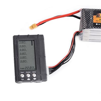 3-в-1 2-6S LiPo / LiFe Балансировщик вольтметр аккумулятора ЖК-дисплей для RC FPV дронов