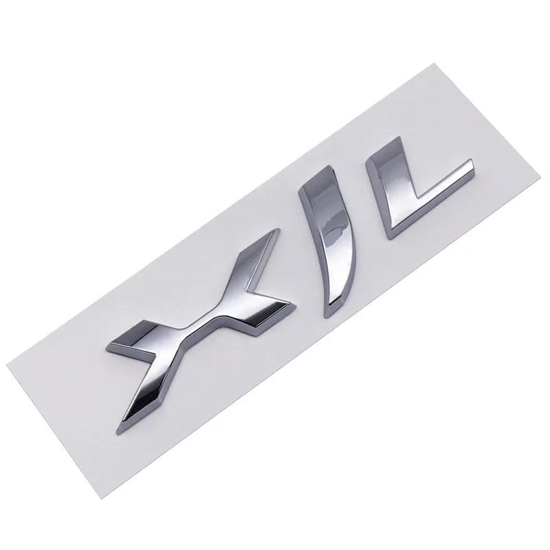 Наклейка на багажник автомобиля ABS для XEL XFL XJL XE XF XJ Логотип Задняя часть кузова Буква Значок Украшение 3D Эмблема Наклейка Аксессуары