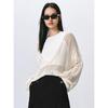 Женский кардиганный комплект из двух частей PEACEBIRD с ажурной вязкой