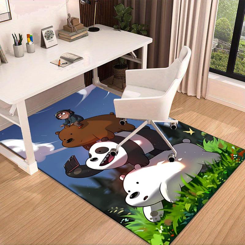Nightly Friends bears Adventure Carpet, Chair Rug,Rug for Office Bedroom living rooms, Doormat decor Fan Gift Christmas Gift