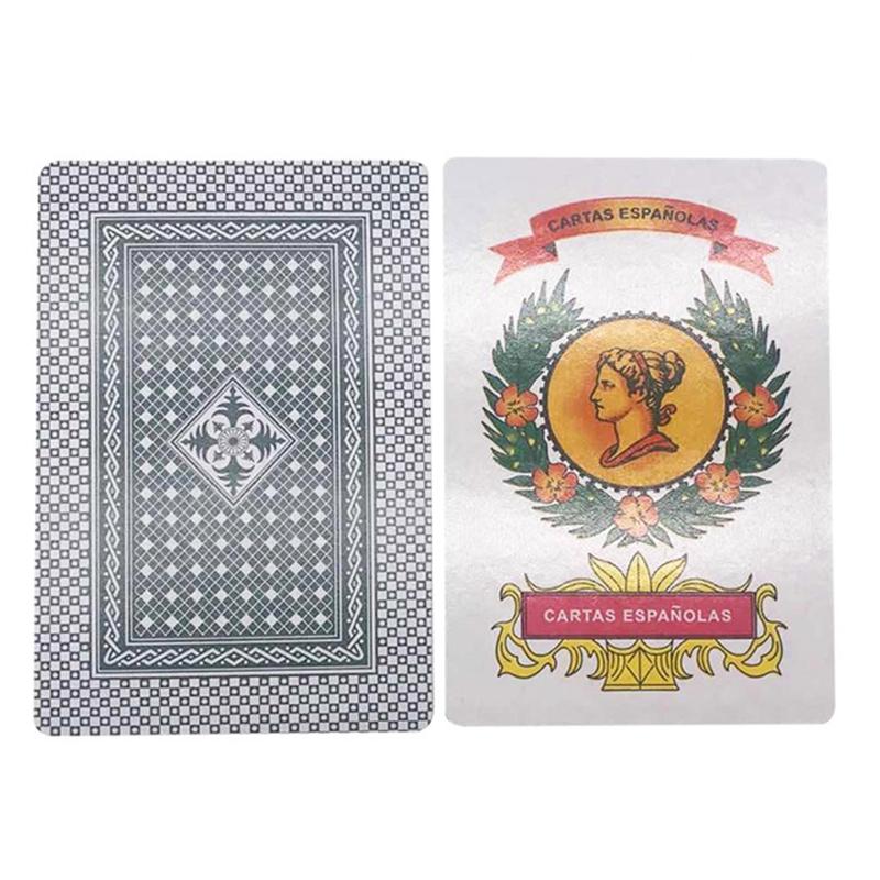 50 Cards Deck Spanish Playing Cards Magic Props Family Party Board Game Poker Cards