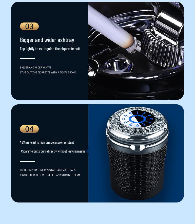 BMW MINI Stylish Covered Metal Ashtray for Interior Decor