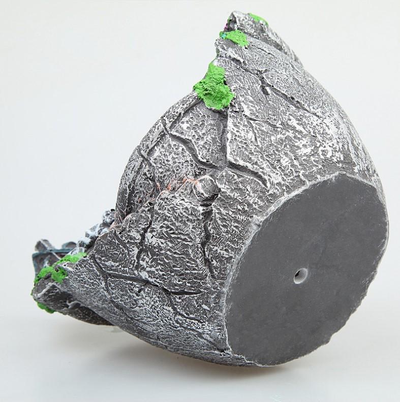 1pcs Flower Pot Resin Desktop Decor Garden Planter Bonsai Handcrafts Decoration