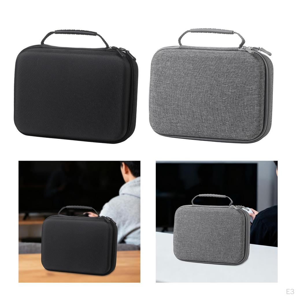 Double Controllers Carrying Case EVA Carry Bag Zipper Waterproof Gaming Controller Hard Shell