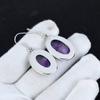 Серьги из натурального аметиста, старинные серьги из стерлингового серебра 925 пробы, серьги-подвески из серебра в стиле бохо, подарки для вечеринок, подарки для нее