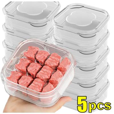 Холодильник Морозильная коробка для хранения продуктов Антибактериальная замороженная мясная пищевая классификация Специальная герметичная коробка для хранения свежих продуктов