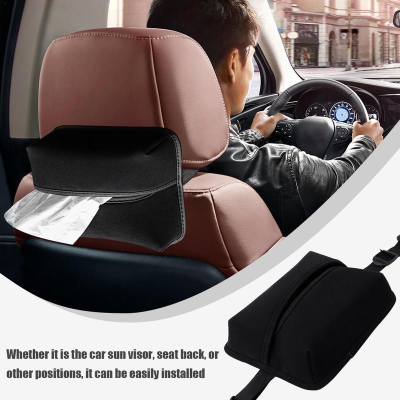 Tissue Holder For Car Tissue Case Holder Backseat Napkin Dispenser Car Sun Visor Napkin Holder Elegant Napkin Tissue Dispenser