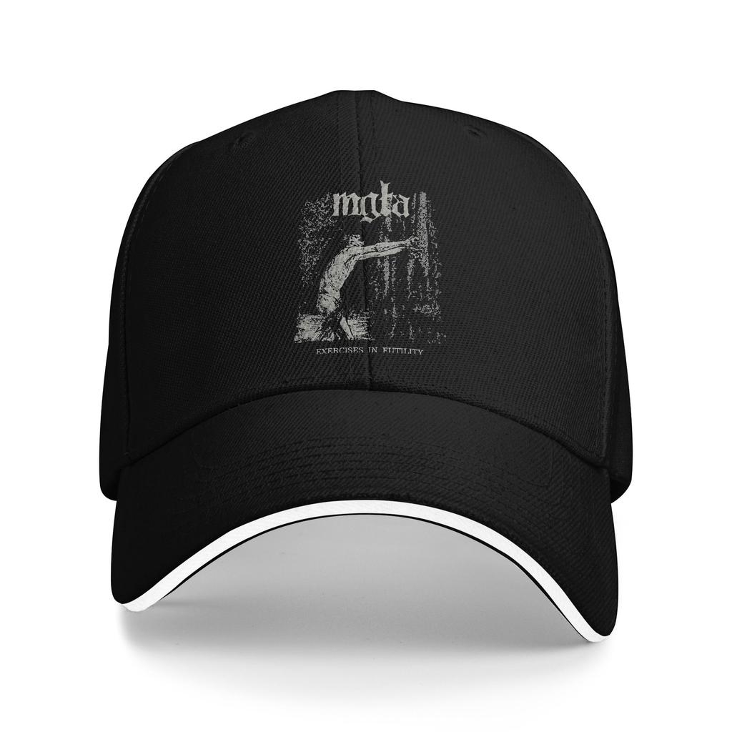 Adult Retro Mgla Balck Metal Sandwich Caps   Fashion Baseball Cap Snapback Caps Music Sun Hats Breathable Racing Cap Summer