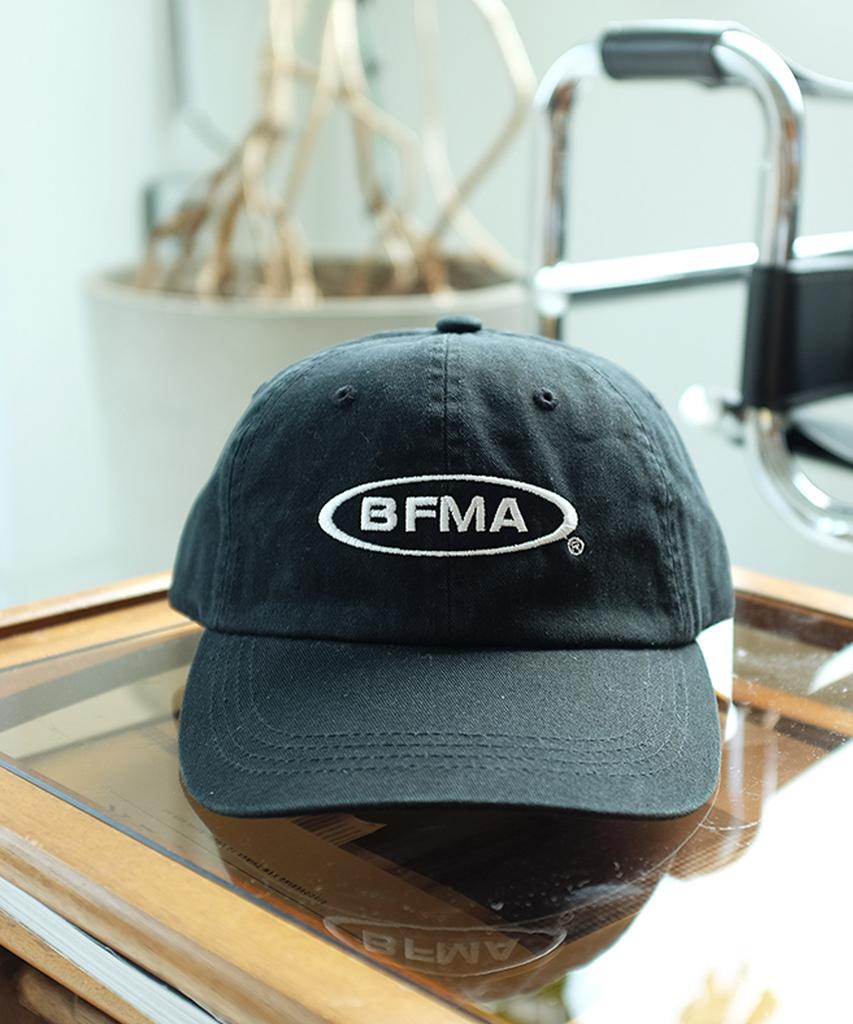 Кепка с логотипом Bfma Beollunpeulenjeu, вымытая, черная