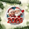 2026 Санта-Клаус и персонаж 2D акриловое рождественское украшение