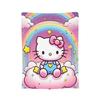 Hello Kitty Halloween Knitted Blanket Bats Ghost Plush Throw Blankets Home Couch Personalised Soft Warm Bedspreads,