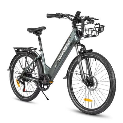 Новый электрический велосипед SAMEBIKE RS-A01 Pro-T 36V15AH с рулем из алюминиевого сплава, съемным аккумулятором и 26-дюймовыми колесами