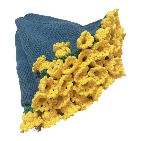 Набор для вязания крючком цветочного одеяла, набор для самостоятельного вязания одеяла с букетом роз, набор для вязания крючком, набор для рукоделия на День матери, подарок для домашнего дивана, декор дивана