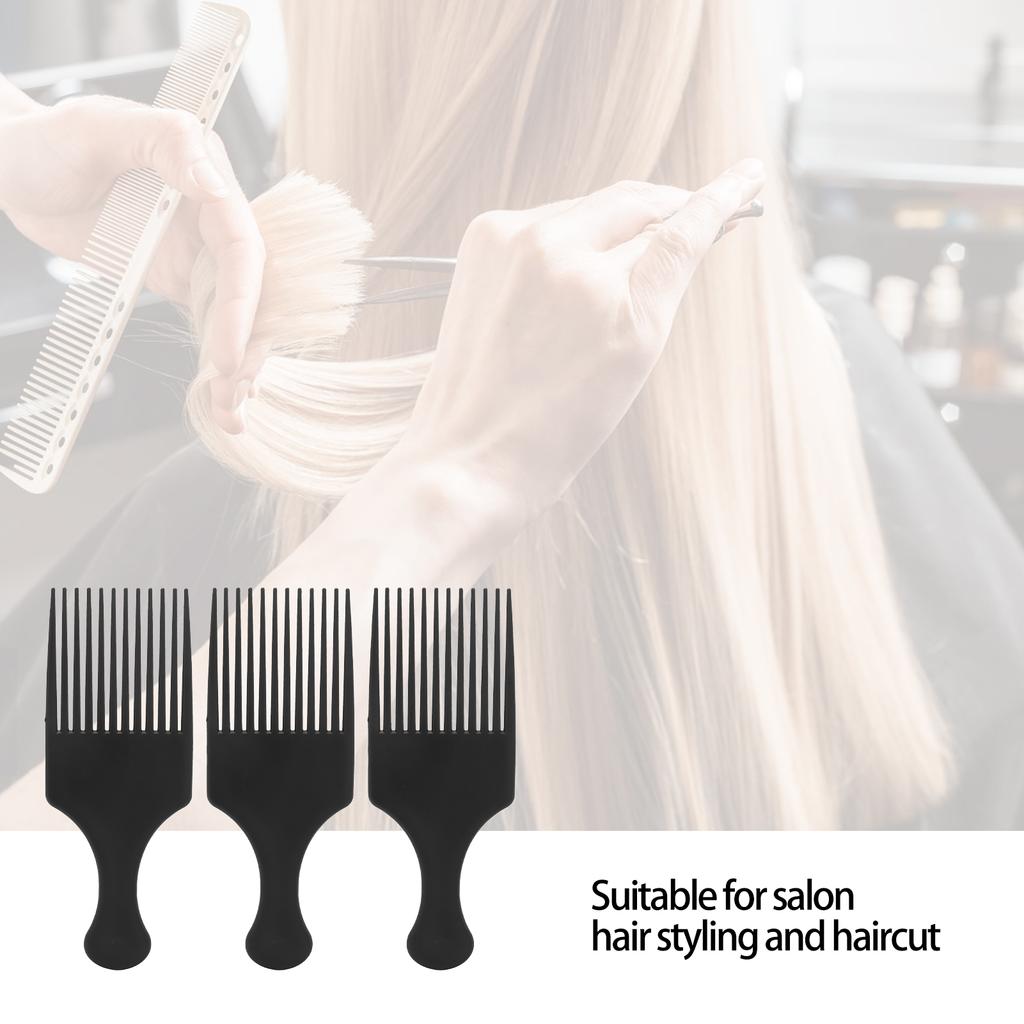 3 шт. Профессиональный инструмент для укладки волос, портативный инструмент для салона парикмахерской, афро-гребень
