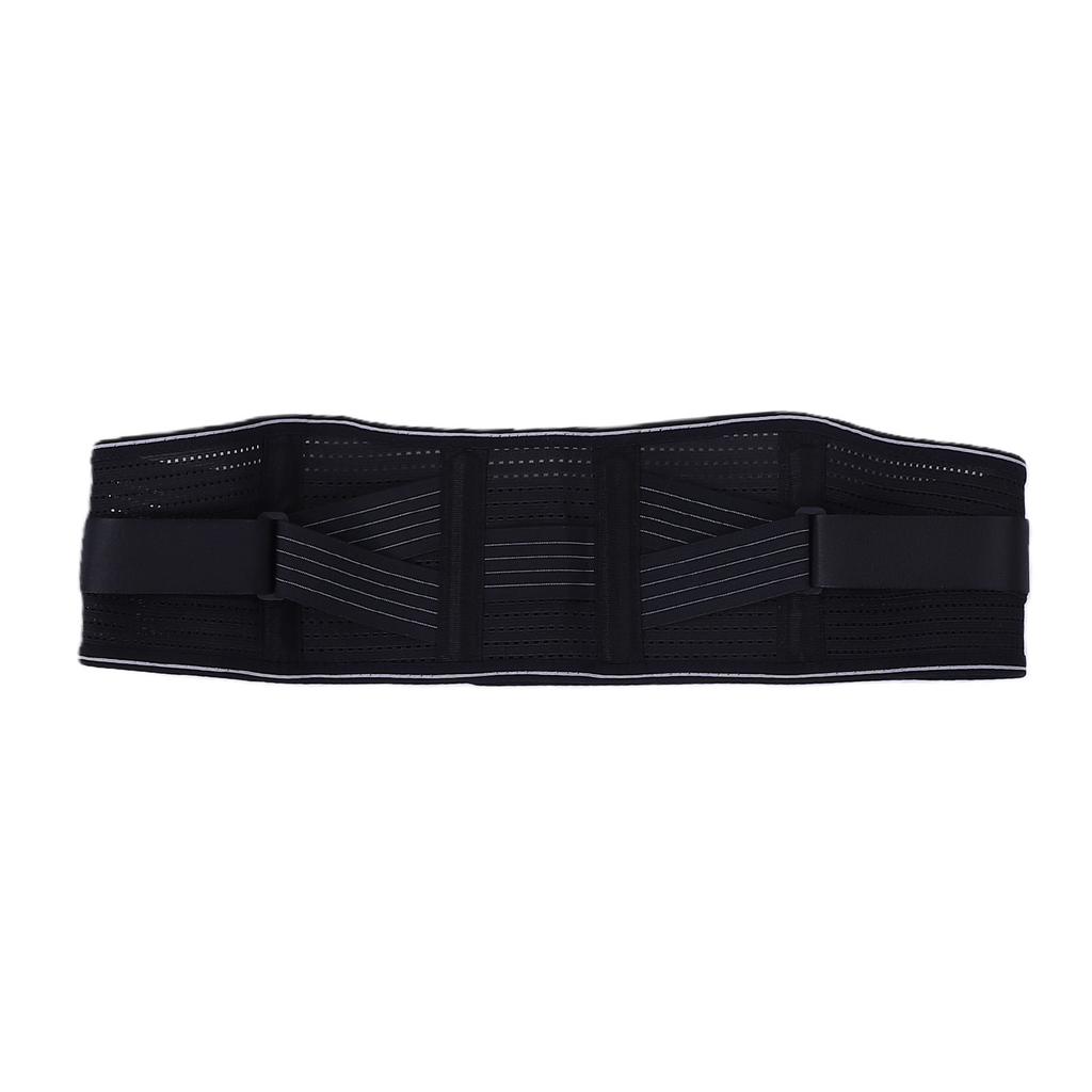 Lower Back Support Brace 360 Degree Ergonomic Wrap Breathable Waist Support Belt for Standing Sitting L Size Black