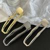 Hollow Rectangle Durable Metal Hair Claw Clips Non-Slip Duckbill Strong Hold Clips for Girls Thick Hair School