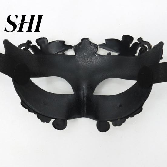 Half Face Cover Masquerade Retro Gorgeous Distressed Non-deformation Anti-fade Cosplay Props Plastic Costume Party Venice Ancient Greece Men