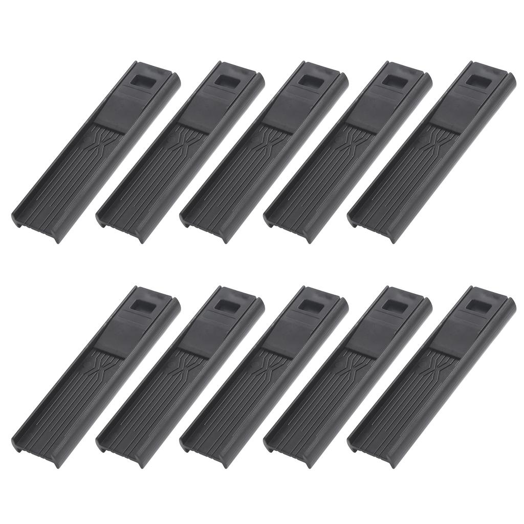 10Pcs Alto Reed Clip Black Plastic High Hardness Saxophone Clarinet AccessoriesBlack