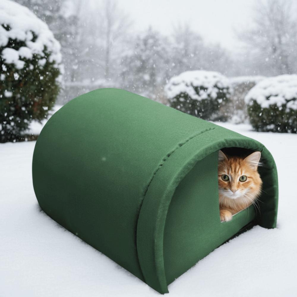 Warm Pet Cat House Waterproof Dog Kennel Cat Tent Cat Sleeping Cave  Outdoor