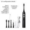 Dental Flusher, Electric Toothbrush, Two-in-one, Electric Oral Cleaner, Scrubber, Orthodontic, Oral Household Water Floss