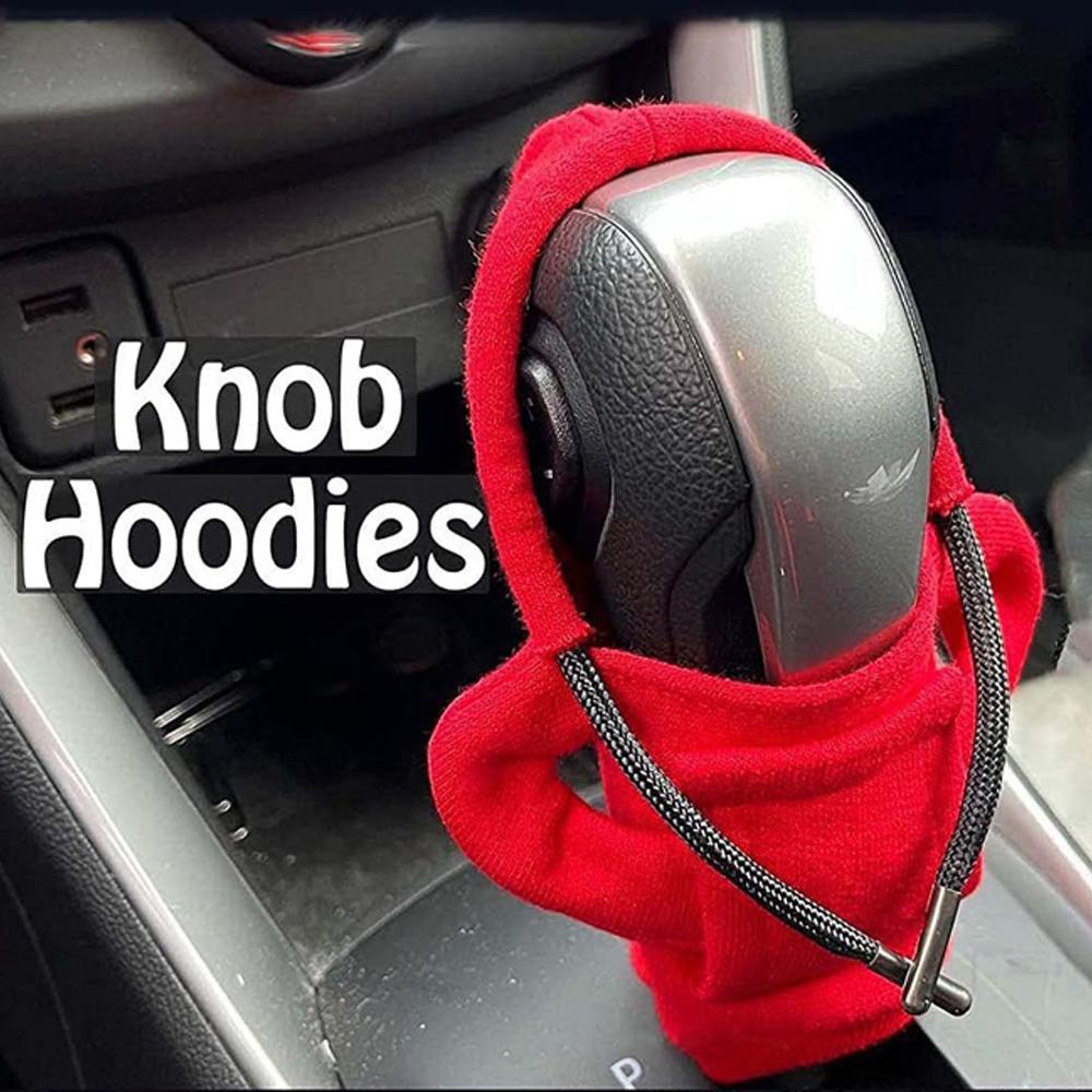 Автомобильный чехол для переключения передач, модная толстовка для автомобиля, ручка переключения передач, зимняя теплая защита для ручки переключения передач, авто