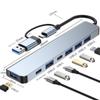 7 Port USB C HUB Multi USB Splitter USB 3.0 HUB Type C To USB OTG Adapter USB Dock Station with PD SD TF For Xiaomi Macbook Pro