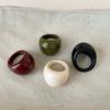 4pcs/set Vintage Irregular Geometric Resin Ring Set for Women New Boho Geometric Finger Rings Minimalis Jewelry